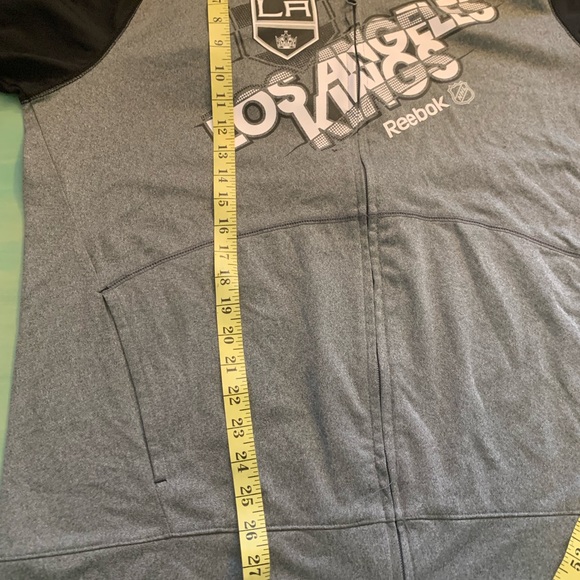 Los Angels Kings NHL Reebok lightweight kangaroo hoodie jacket - Picture 6 of 12